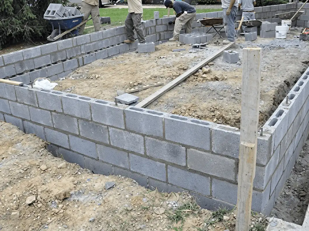 Professionals building a foundation with blocks in Fort Lauderdale, FL